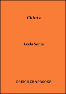The jacket is bright orange. No graphics. All text is black and centred. First the title in the top section, in medium italics, lowercase. Then right in the middle, the author's name in small bold lowercase, all on one line. Finally the publisher's reference (DREICH CHAPBOOKS) in small bold black caps, about an inch up from the foot of the jacket.