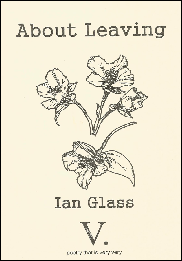 The jacket is creamy white with dark grey print and imagery. At the top the title in large lower case on one line extending to the full width of the page. Below this a large botanical drawing of a flower, and then a single floret with leaf. Below this the author's name centred, small lower case. At the bottom, centred, the large V plus dot which is the publisher's logo.
