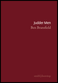 The jacket has no imagery. It is plain dark maroon. The title and author's name are right justified in the top third. The title is in largish white sans serif lowercase. The author's name, somewhat smaller, is just below it, in a lowercase seriffed font and colour pale maroon. The publisher name, also right justified, is at the foot of the jacket, also maroon, a little paler than the jacket (to be legible) but less pale than the author's name: it almost disappears.  
